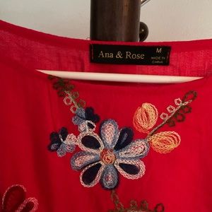 Ana & Rose Embroidered Top